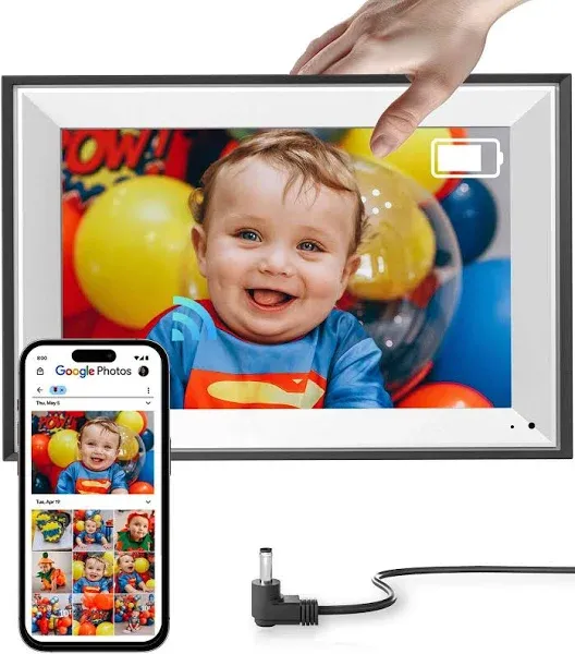 Cozyla 10.1" Wi-Fi Rechargeable Digital Picture Frame