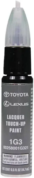 GENUINE TOYOTA MAGNETIC GRAY METALLIC TOUCH-UP PAINT CODE 1G3 OEM 00258-001G3-21