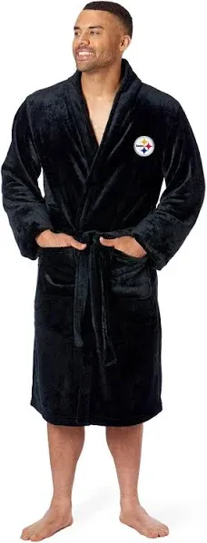 Pittsburgh Steelers NFL Men’s L/XL Silk Touch Bath Robe