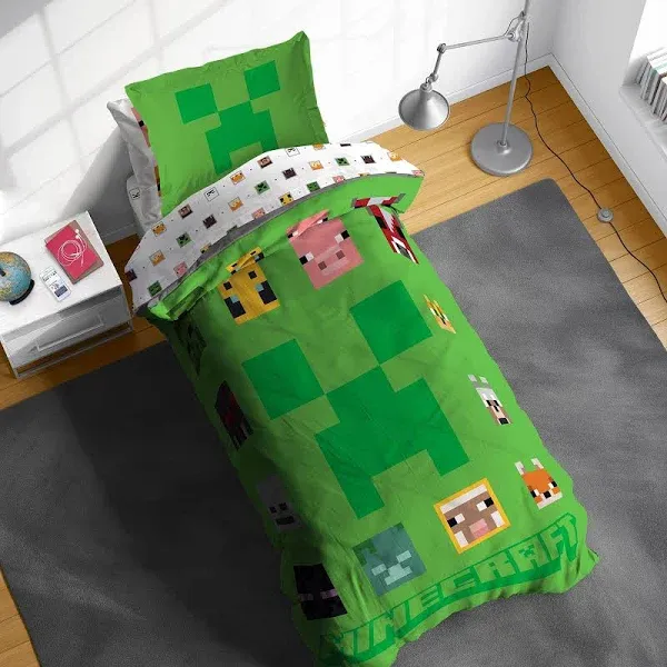 Jay Franco Minecraft Comforter Bedding Set Twin