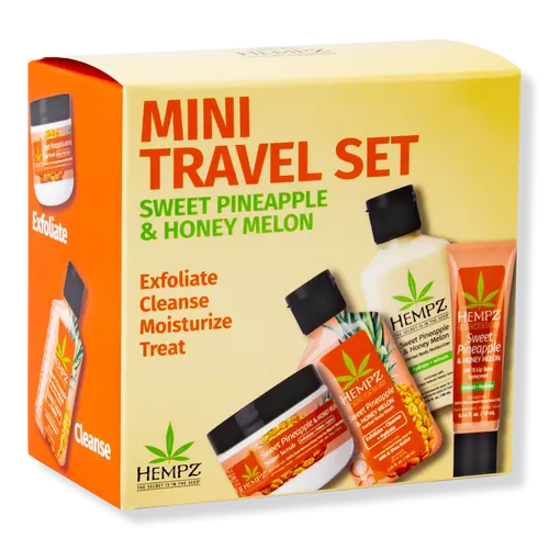 Hempz Sweet Pineapple & Honey Melon Mini Travel Set