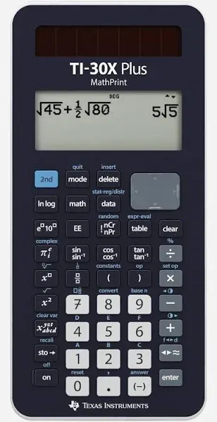 Texas Instruments Ti 30x Plus Mathprint Calculator