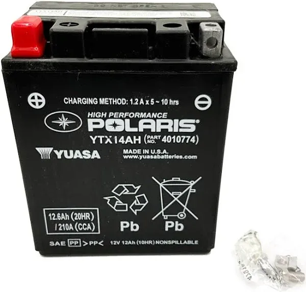 Polaris 4010774 14AH Sealed Charged Battery