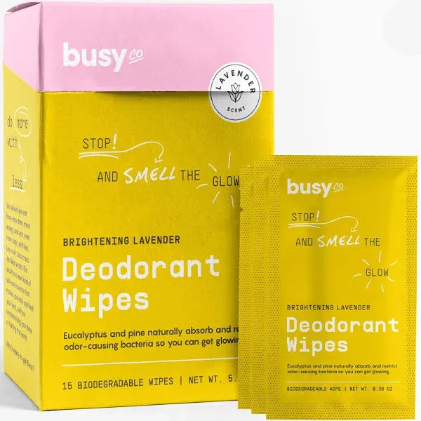 Busy Co. Deodorant Wipes