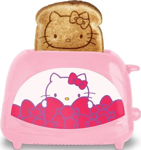 Uncanny Brands Hello Kitty Two-Slice Toaster- Toasts Your Favorite Kitty On Your Toast