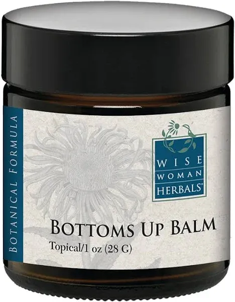 Wise Woman Herbals – Bottoms Up Balm – 1 Oz – Soothing Balm For Smooth Skin