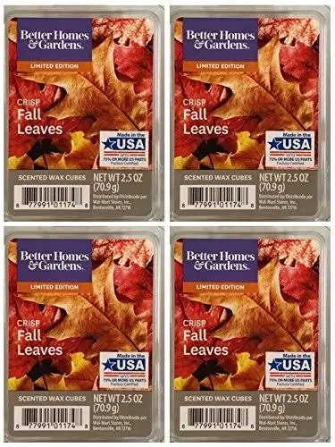 Better Homes & Gardens Crisp Fall Leaves Wax Melts 4-Pack