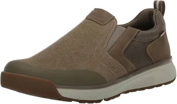 Nunn Bush Men&#039;s Sedona Canvas Moc Toe Slip-On Stone