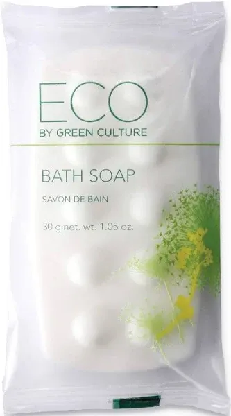 Eco by Green Culture Bath Massage Bar Clean Scent 1 oz 300/Carton