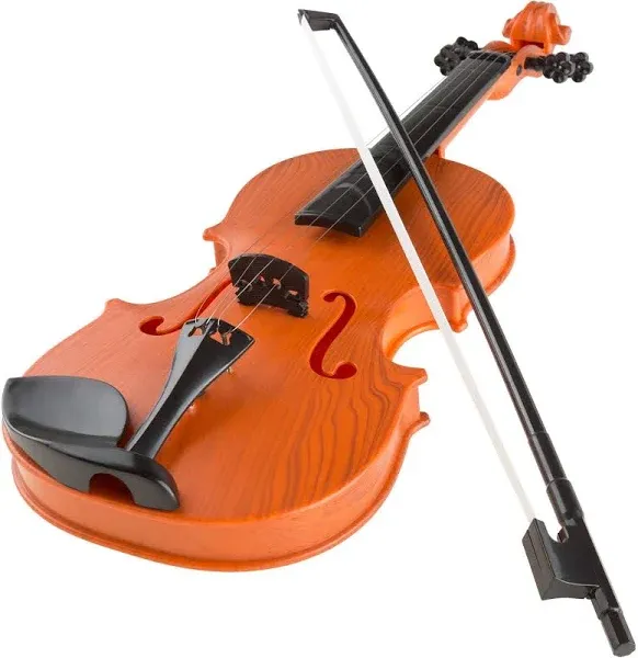 Hey! Play! Kid’S Toy Violin with 4 Adjustable Strings & Bow