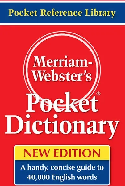 Merriam-Webster Pocket Dictionary, Pack of 3