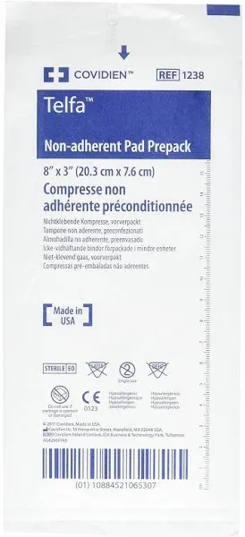 Telfa Pads Telfa Non Adherent Dressing Pads 3 Inches X 8 Inches