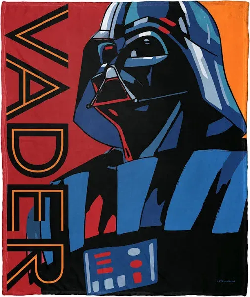 Star Wars Pop Art Vader Silk Touch Throw Blanket