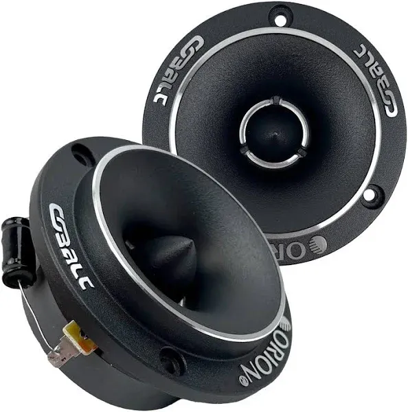 ORION Cobalt Series CTW1.7HP 3.8” Super Bullet Tweeter | Aluminum Diaphragm, 1” Voice Coil, 75W RMS, 300W Max, Built-in Crossover - Pro Car Audio Tweeter (Pair)