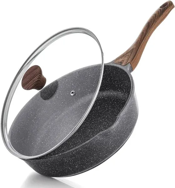 SENSArte Nonstick Deep Frying Pan Skillet