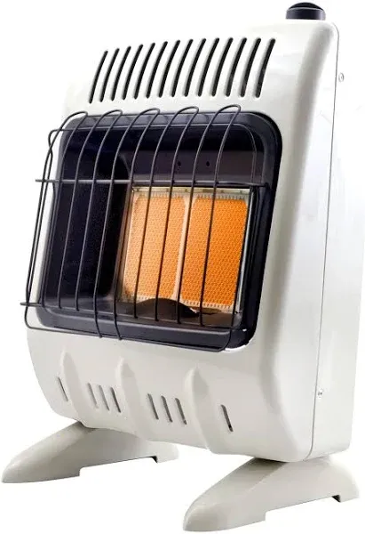 Mr. Heater Natural Gas Vent-Free Radiant Wall Heater, 10,000 BTU, 2-Plaque,