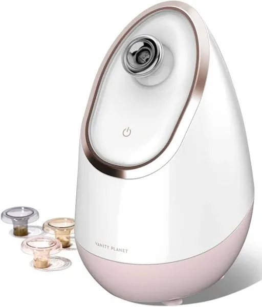 BRAND NEW Vanity Planet Aira Ionic Facial Steamer  ~ Rose Gold