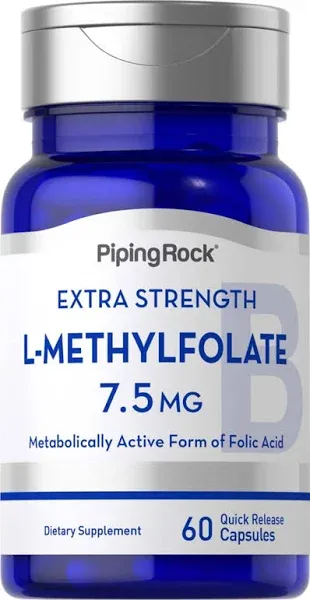 Piping Rock L-Methylfolate 7.5 mg