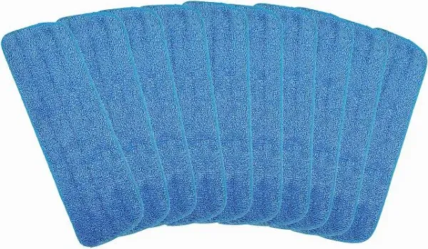 10 Pack Microfiber Spray Mop Replacement Heads for Wet/Dry Mops Floor Cleaning P