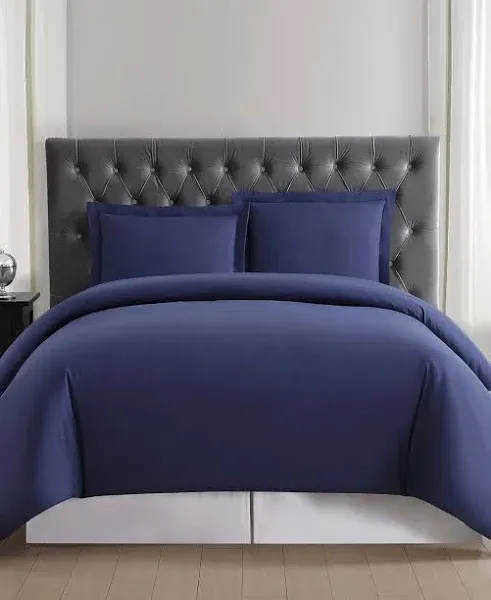 Truly Soft Everyday Duvet Cover and Shams Mini Set Navy King