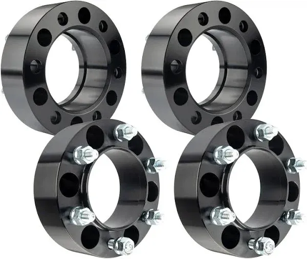 PHILTOP 6x5.5 Wheel Spacer, 2" Hub Centric Wheel Spacers Fit for Tacoma, Tundra, 4Runner, FJ CRUI-SER, Sequoia, Thread Pitch M12x1.5 Hub Bore 106mm - 4pcs