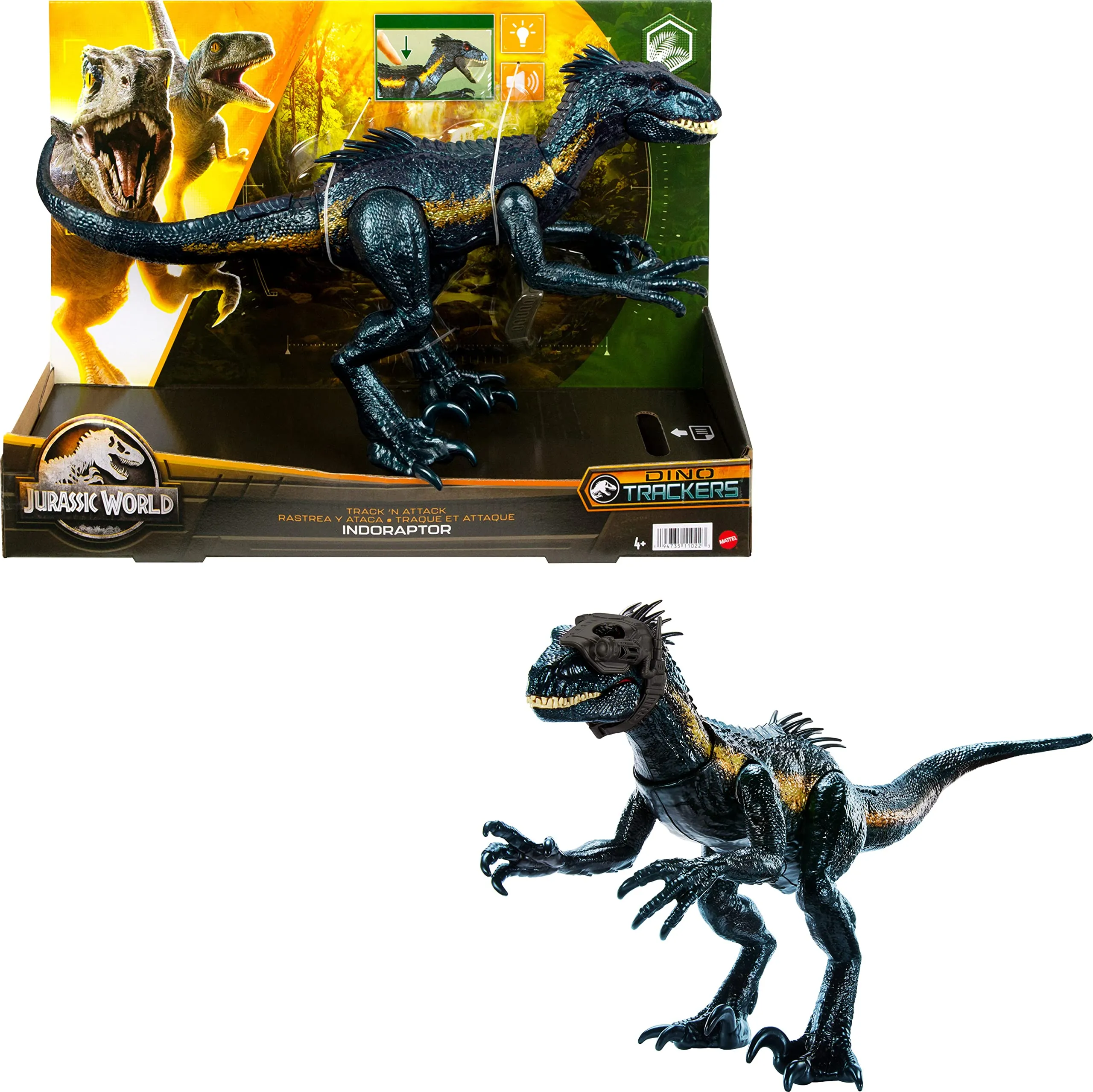 Jurassic World Track N Attack Indoraptor Action Figure