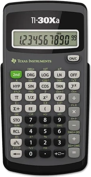 Texas Instruments Texti30Xa Scientific 10 Digit Calculator (NEW!) 