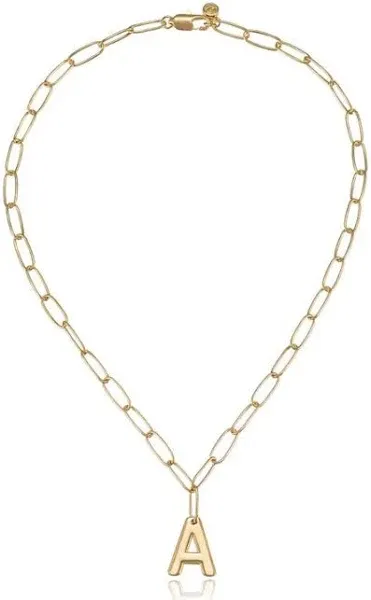 Ettika Paperclip Link Initial Necklace