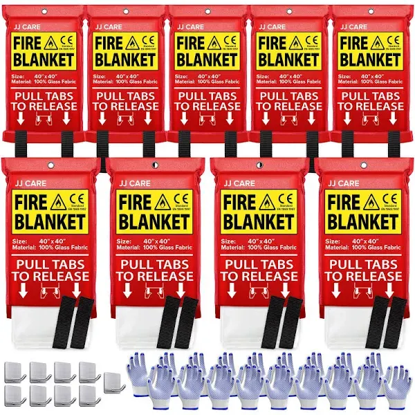 Etokfoks Emergency Fire Blanket 9-Packs