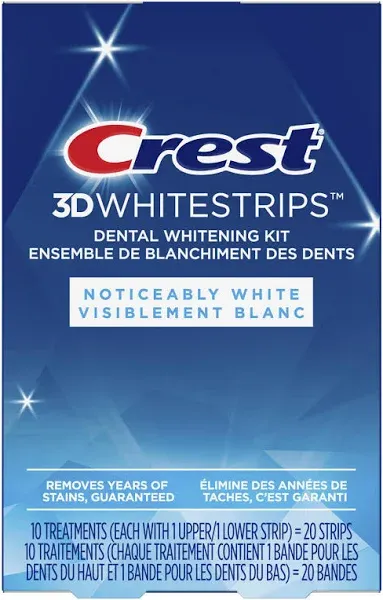 Crest 3D White Strips Noticeably White 10ct