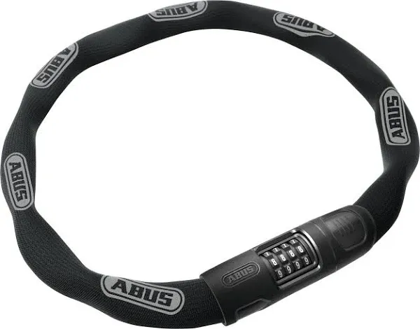 ABUS Chain Lock 8808C, Sturdy Combination Lock, Made of Specially Hardened Steel, Easy-to-Read Numbers with Cover, ABUS Security Level 9