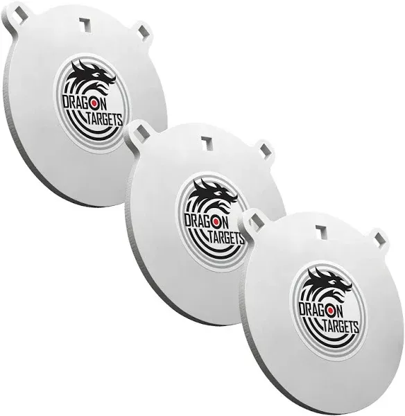 Dragon Targets 4" x 1/2" Gong AR500 Steel Shooting Target