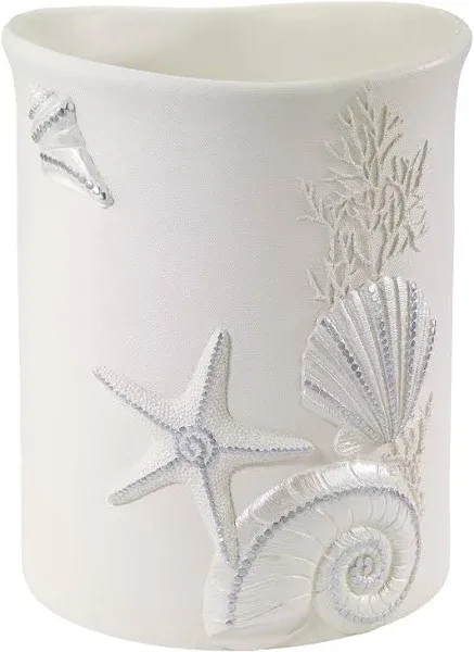 Avanti Sequin Shells Wastebasket