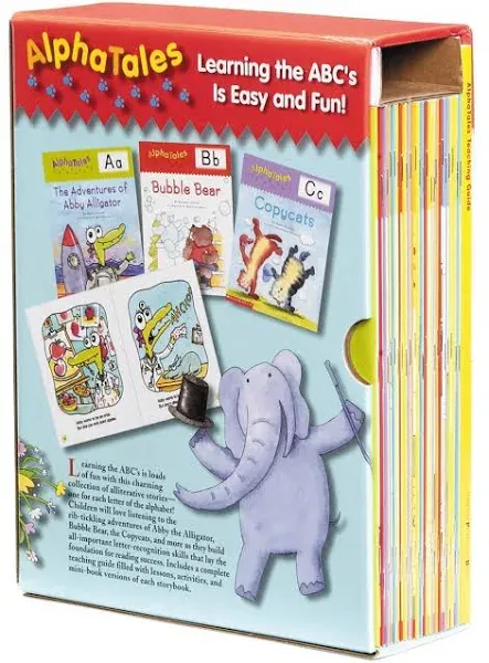 Scholastic SC-0545067642-A1 Alpha Tales Learning Library