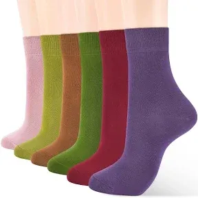 ATBITER Women's Thin Cotton Socks,Soft Cotton Bootie Socks Women's Above Ankle Crew Socks