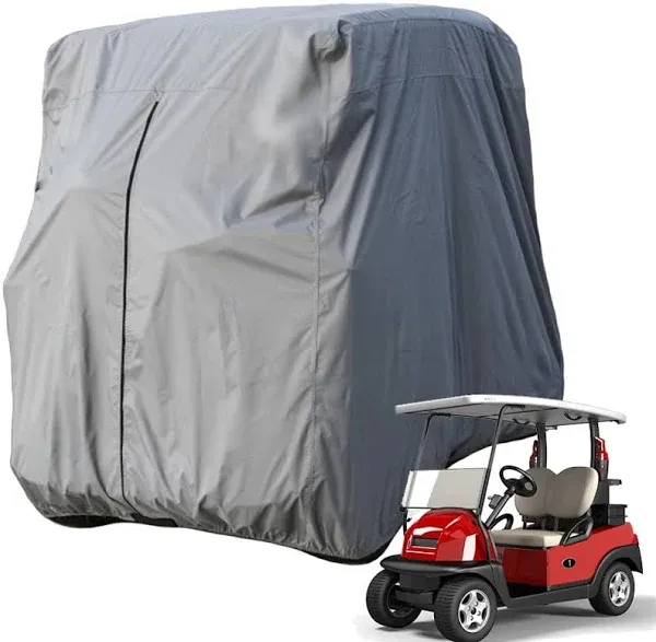 Golf Cart Cover Club Car Covers 2 Passenger Waterproof Golf Cart Storage Acce...