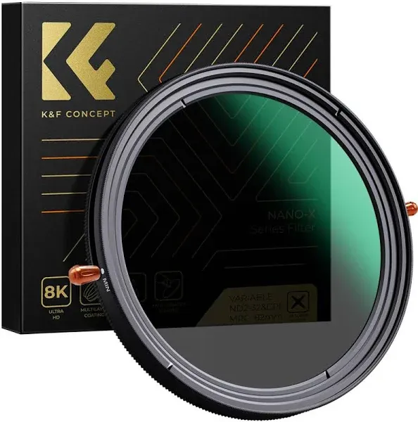 K&f Concept Variable ND2-nd32&cpl 2 in 1 Lens Filter ND Filter&Circular Polarizing