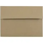 Jam Paper A7 Premium Invitation Envelopes - 5 1/4 x 7 1/4 - Brown Kraft Paper Bag - 25/Pack