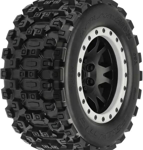 Pro-Line 1013100 Badlands MX43 Pro-Loc Tires(2): Pro-Loc X-Maxx Wheels