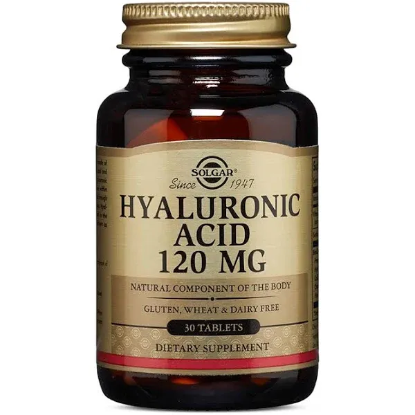 Solgar Hyaluronic Acid 120 mg Dietary Supplement