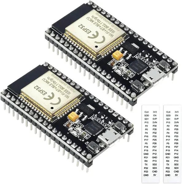 Keeyees Esp32s Esp32 Development Board 2.4 GHz Dual Core Wlan WiFi + Bluetooth 2-in-1 Microcontroller Esp-wroom-32 Chip for Arduino