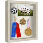 Americanflat 11X14 Shadow Box Frame in Black with Soft Linen Back - Composite W