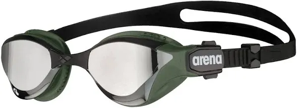 Arena Cobra Tri Swipe Mirror Goggles Yellow Copper Black