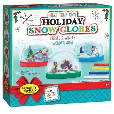 Creativity for Kids Make Your Own Holiday Snow Globes Kit By Faber-Castell | Michaels®