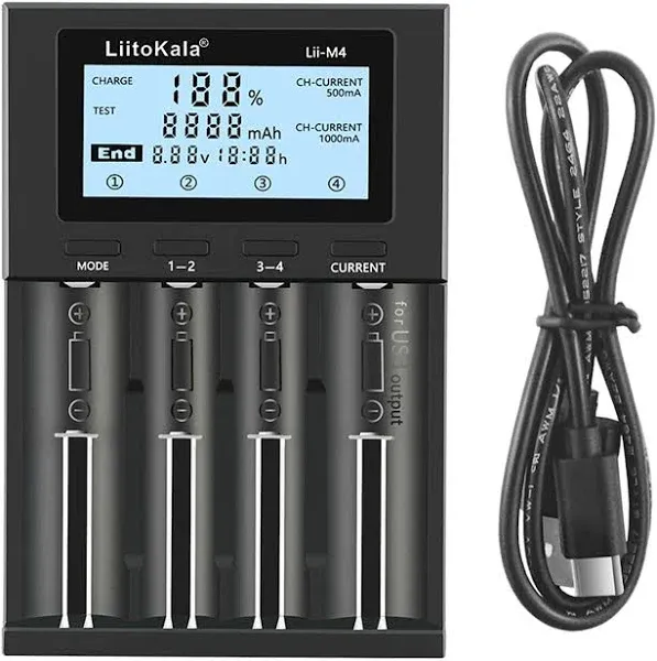 LiitoKala Lii-M4S Battery Charger