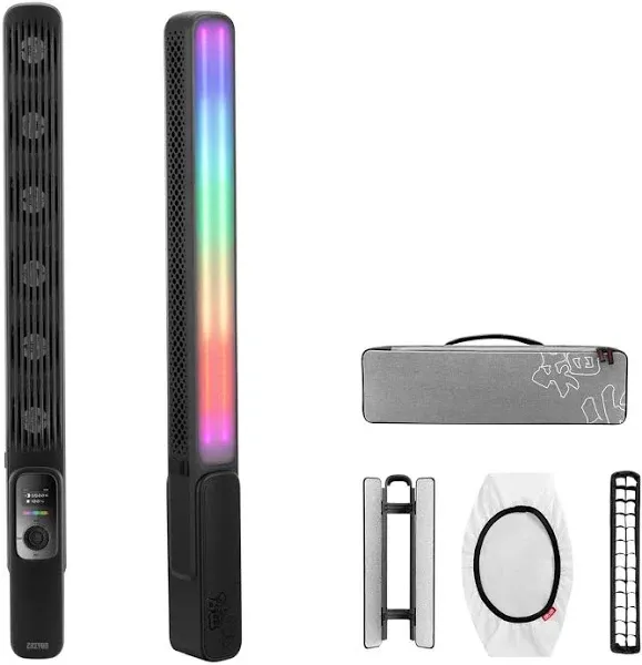 US ZHIYUN FIVERAY F100 100W RGB LED Video Light Stick Wand Photography Lighting