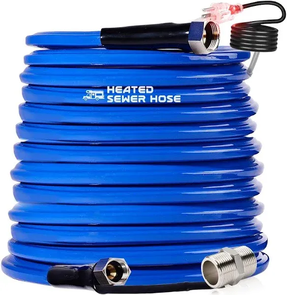 Scilulu Heated Water Hose for Rv,Rv Water Hose,-45 °F Antifreeze Heated Drinking Garden Water Hose,Rv Accessories