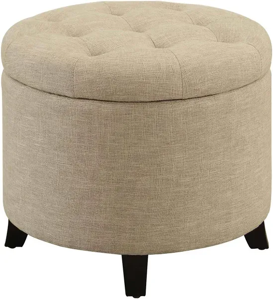 Convenience Concepts Designs4Comfort Round Ottoman