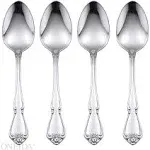 Oneida True Rose Set of 4 Tall Drink Spoons B552004F