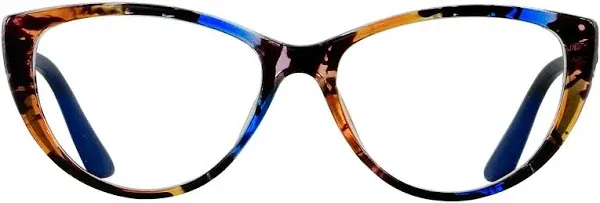 ANDWOOD Women's Blue Light Blocking Computer Cateye Glasses